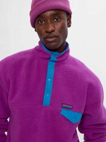 Gap Arctic fleece mockneck pullover offer