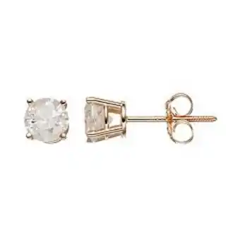 Kohl's 14k gold 1 carat t.w. diamond solitaire stud earrings offer