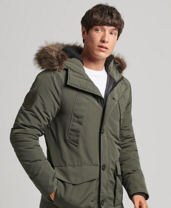 Superdry Hooded everest faux fur parka offer