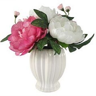 Kohl's Sonoma goods for life® artificial peony arrangement table decor offer