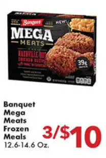 Banquet Mega Meats Frozen Meals 12.6-14.6 oz