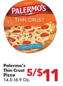Fairplay Palermo's Thin Crust Pizza 14.5-16.9 oz offer