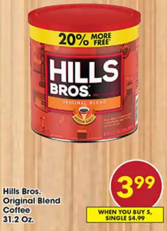 Fairplay Hills Bros. Original Blend Coffee 31.2 oz offer