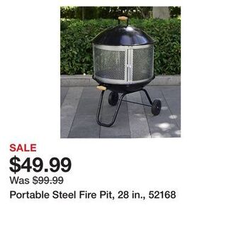 Tractor Supply Company Portable steel fire pit, 28 in., 52168 offer