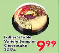Fairplay Father's Table Variety Sampler Cheesecake 32 oz offer