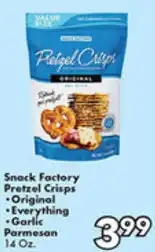 Snack Factory Pretzel Crisps 14 oz