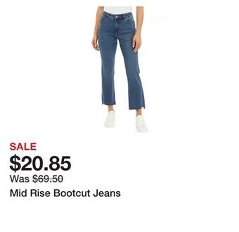 Belk Mid rise bootcut jeans offer