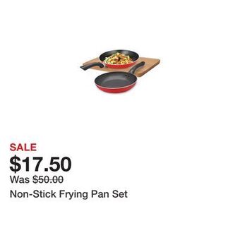 Belk Non-stick frying pan set offer