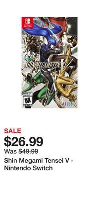 Game Stop Shin megami tensei v - nintendo switch offer