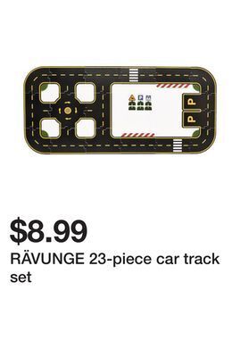 Ikea Rävunge 23-piece car track set offer