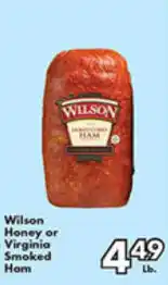 Fairplay Wilson Honey or Virginia Smoked Ham offer