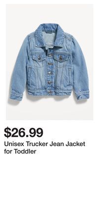 Old Navy Unisex trucker jean jacket for toddler offer