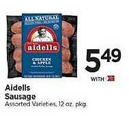 Aidells sausage