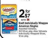 Tops Kraft individually wrapped american singles offer