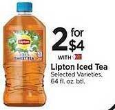 Tops Lipton iced tea offer