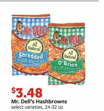 Fareway Mr dell's hashbrowns offer