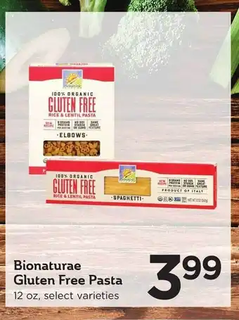 Cub Foods Bionaturae gluten free pasta offer