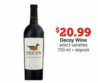 Fareway Decoy wine offer