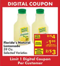 Fairplay Florida's Natural Lemonade 59 oz offer