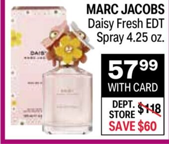 CVS Marc jacobs daisy fresh edt spray 4.25 oz. offer