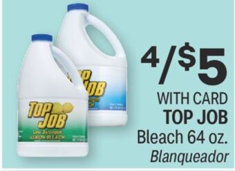 CVS Top job bleach 64 oz offer