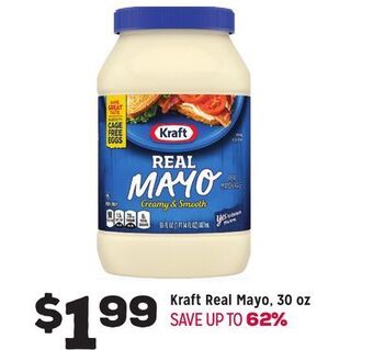 Grocery Outlet Kraft real mayo, 30 oz offer