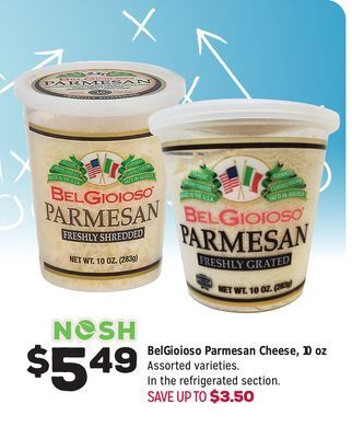 Grocery Outlet Belgioioso parmesan cheese, 10 oz offer