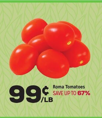 Grocery Outlet Roma tomatoes offer