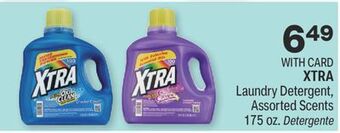CVS Xtra laundry detergent, assorted scents 175 oz. offer