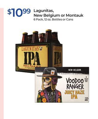 Rite Aid Lagunitas, new belgium or montauk offer