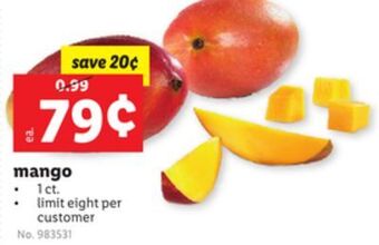 Lidl Mango offer