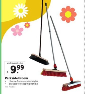 Lidl Parkside broom offer
