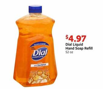 Fareway Dial liquid hand soap refill offer