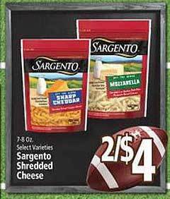 Sargento shredded cheese