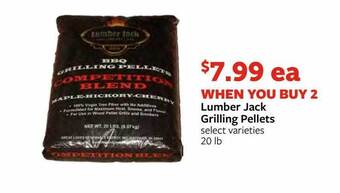 Fareway Lumber jack grilling pellets offer