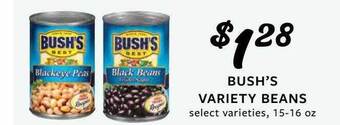 Fareway Bush's variety beans offer