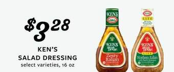 Fareway Ken's salad dressing offer