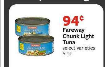 Fareway Fareway chunk light tuna offer