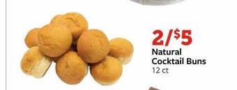 Fareway Natural cocktail buns offer