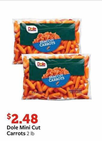 Fareway Dole mini cut carrots offer