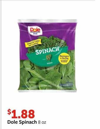 Fareway Dole spinach offer