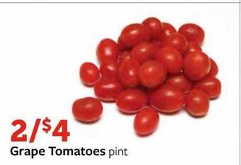 Fareway Grape tomatoes offer