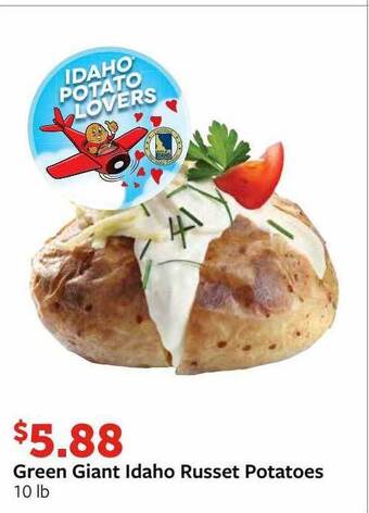 Fareway Green giant idaho russet potatoes offer