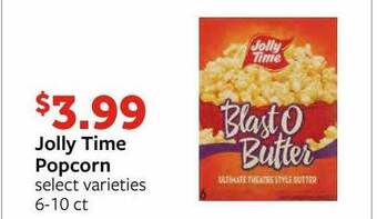 Fareway Jolly time popcorn offer