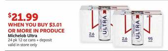 Fareway Michelob ultra offer
