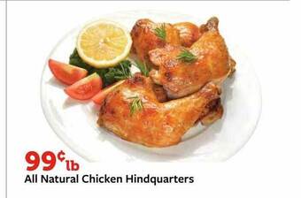 Fareway All natural chicken hindquarters offer