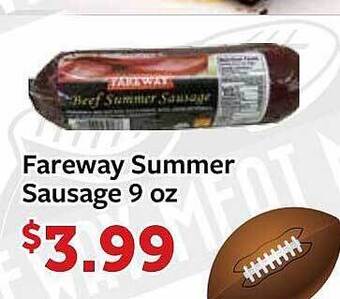 Fareway Fareway summer sausage offer