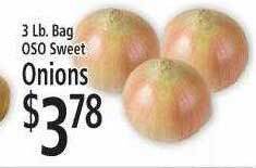 FoodFair Oso sweet onions offer