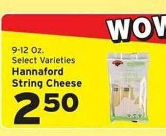 Hannaford Hannaford string cheese offer