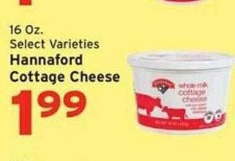 Hannaford Hannaford cottage cheese offer